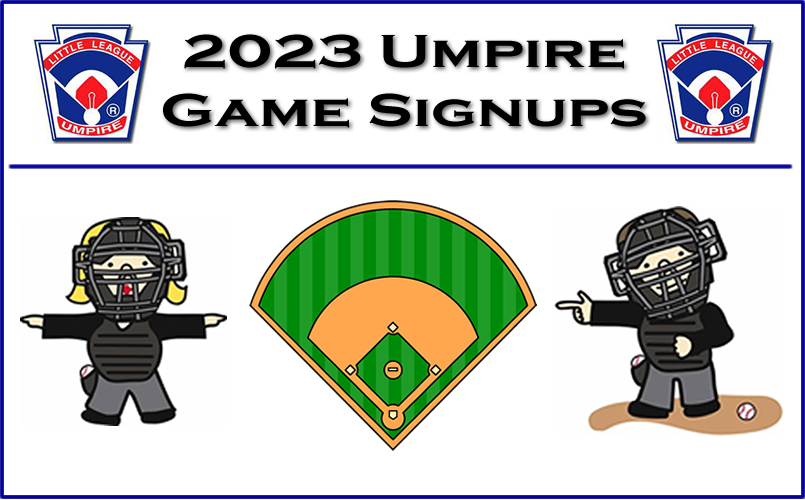 Umpire Game Signups
